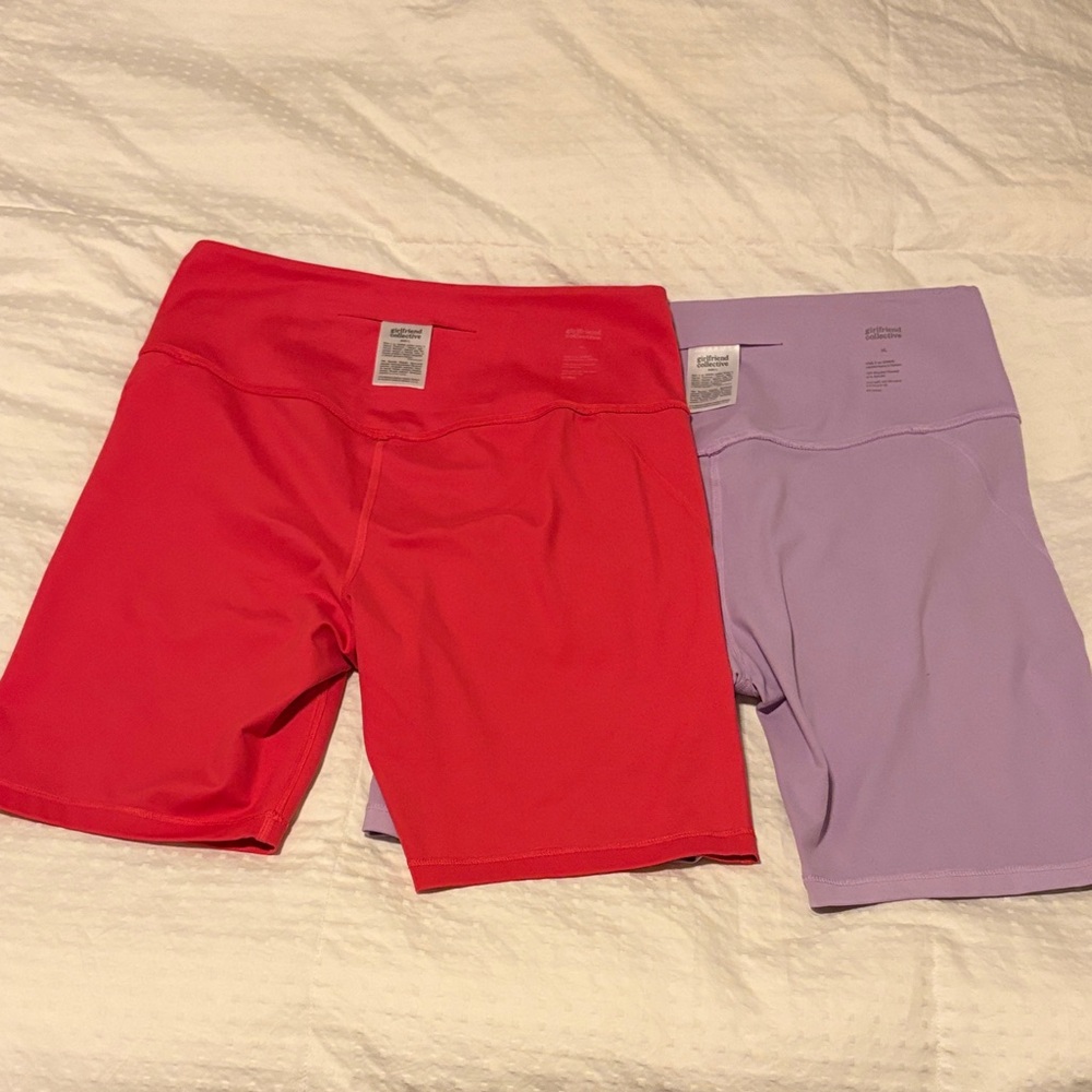 Girlfriend Bike Short XL bundle Geranium Pink and Petal Lilac